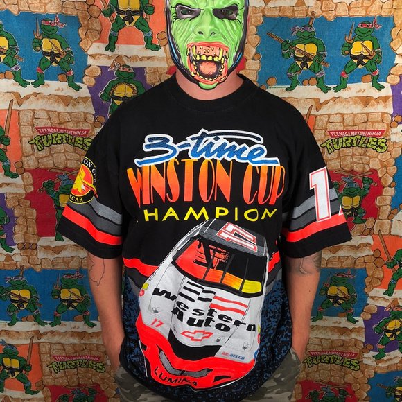 Vintage Darrell Waltrip 3 Time Winston Cup XL Tee - Picture 1 of 7